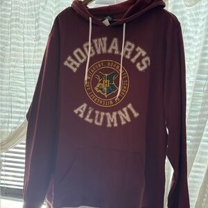 Warner Bros. Burgundy Hogwarts Hoodie